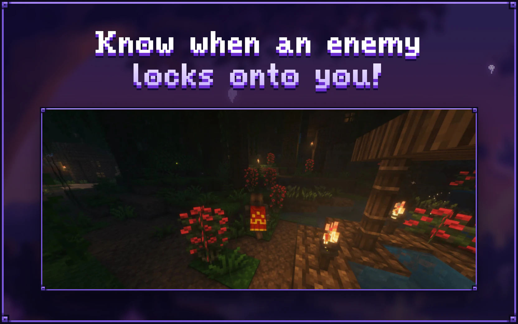 Know when an enemy locks onto you!